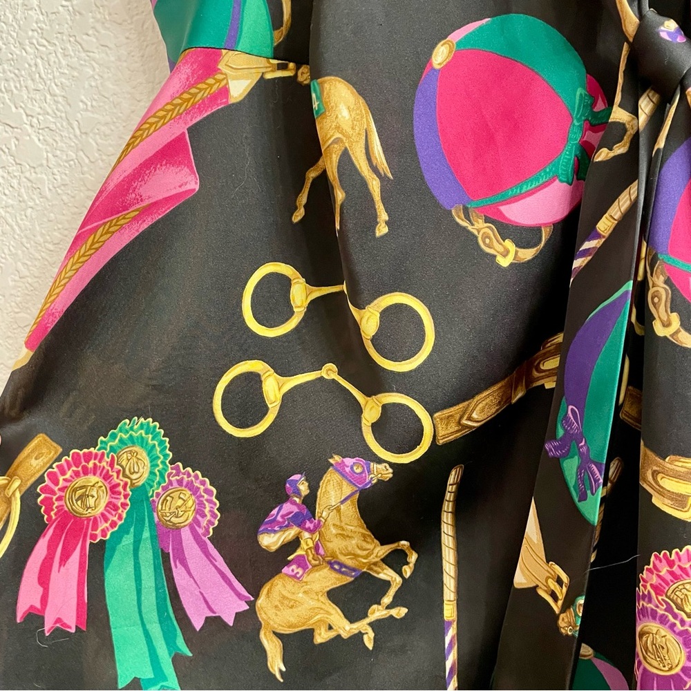 Vintage LRL Ralph Lauren Equestrian Motif Blouse 18W - Picture 3 of 5